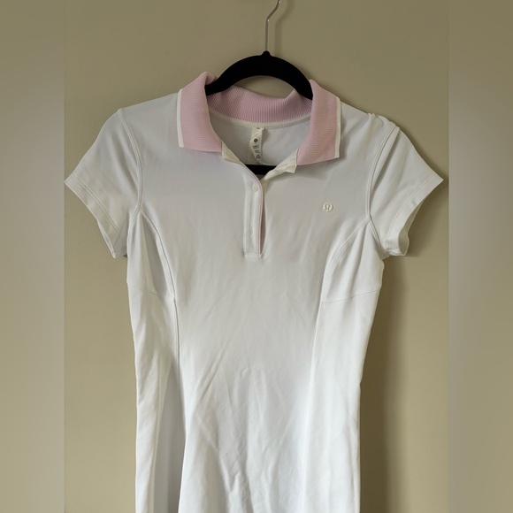 Lululemon Athletica Court Crush White pink Tennis Skort Athletic Dress Size 4S - Picture 3 of 7